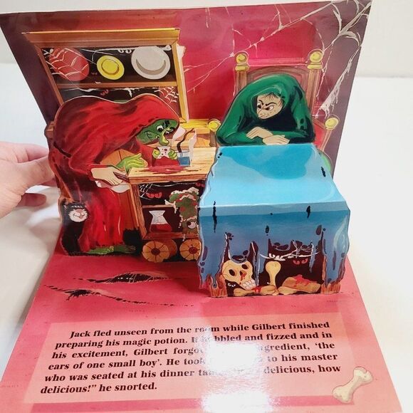 Vintage 90s 1997 Halloween Fiendiesh Friends Scary Pop Up Book - Picture 6 of 10